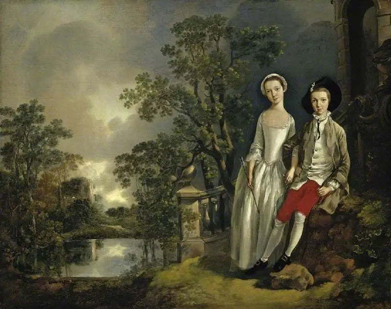 Heneage Lloyd e sua irmã, Lucy - Thomas Gainsborough