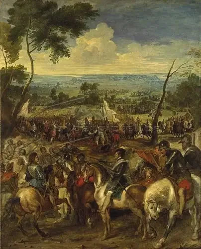Henrique IV na Batalha de Arques - Peter Paul Rubens