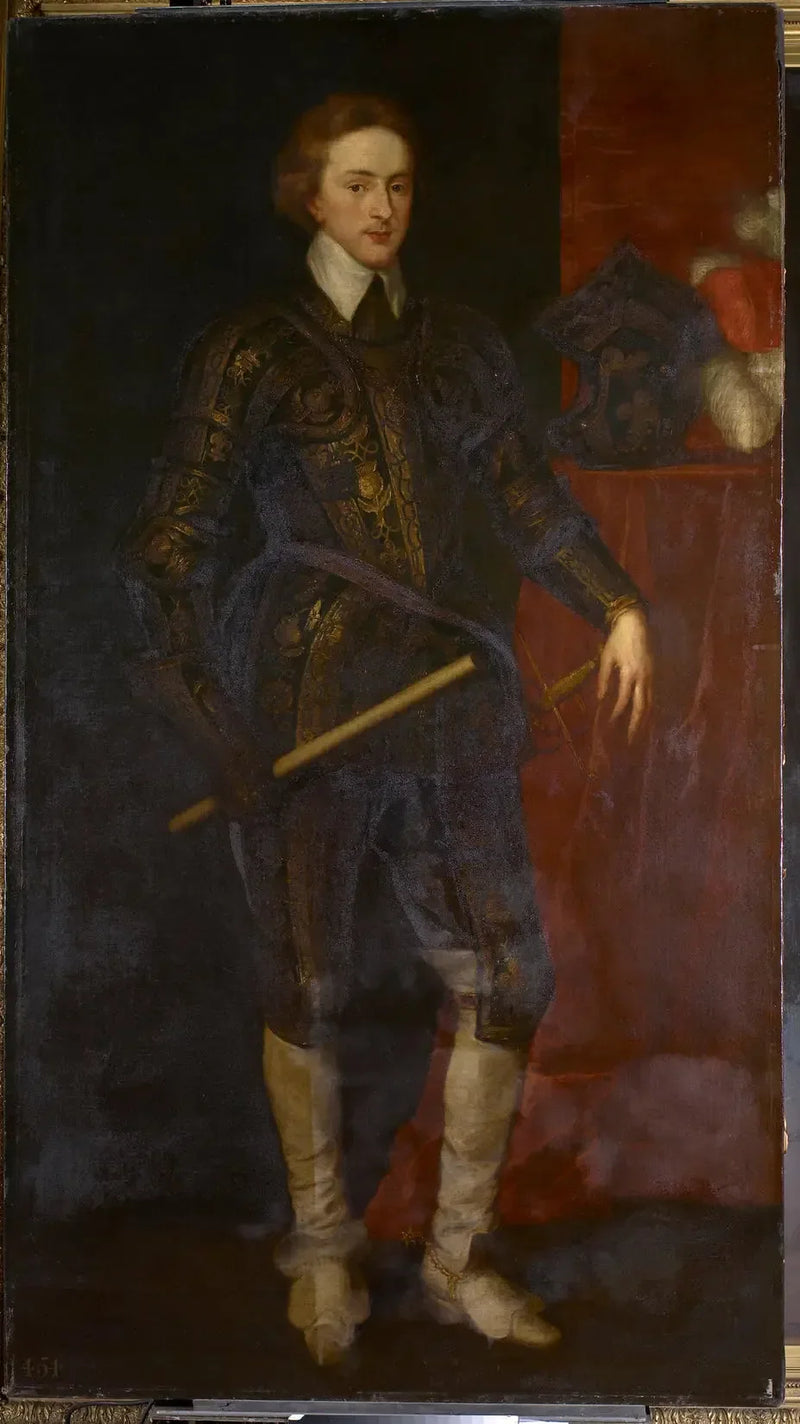 Henri, príncipe de Gales, filho de Jacó I e VI (1594-1612) - Antoine van Dyck