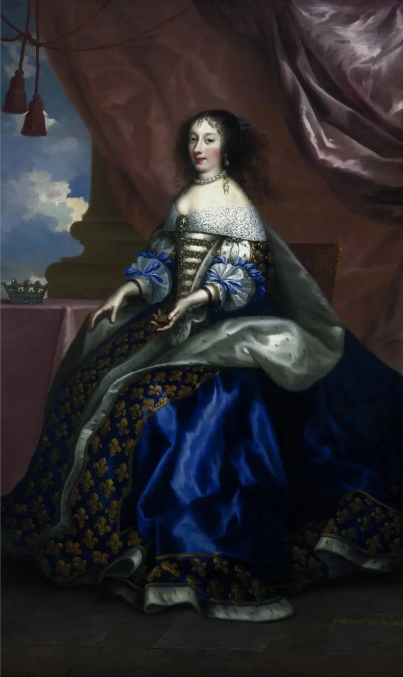 Henriette Anne, duquesa de Orléans, 1644 - 1670. Quinta filha de Charles I - Jean Nocret
