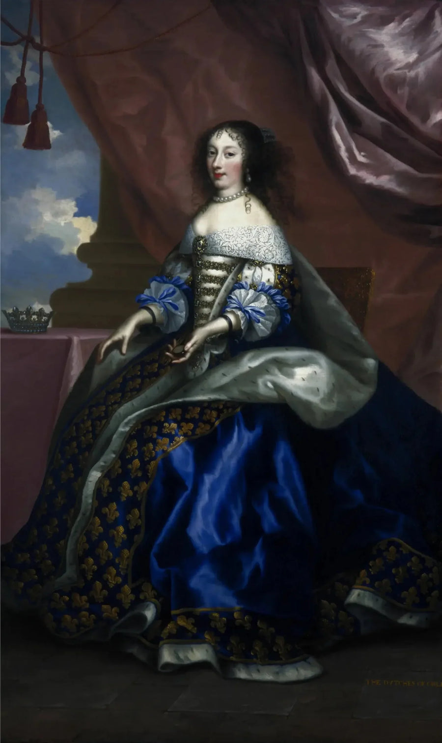 Henriette Anne, duquesa de Orléans, 1644 - 1670. Quinta filha de Charles I - Jean Nocret