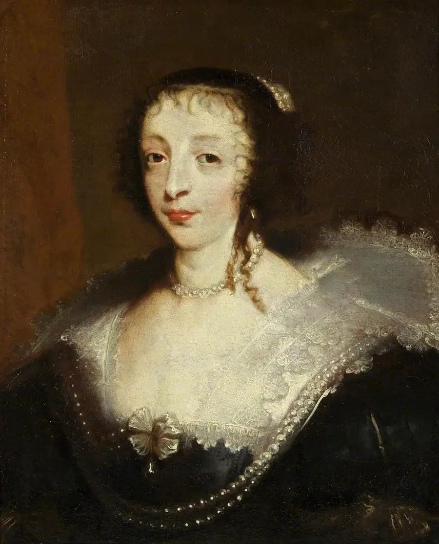 Henriette Marie (1609–1669), rainha de Carlos I - Antoine van Dyck