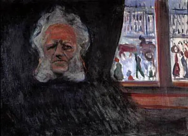Henrik Ibsen no Grand Café - Edvard Munch