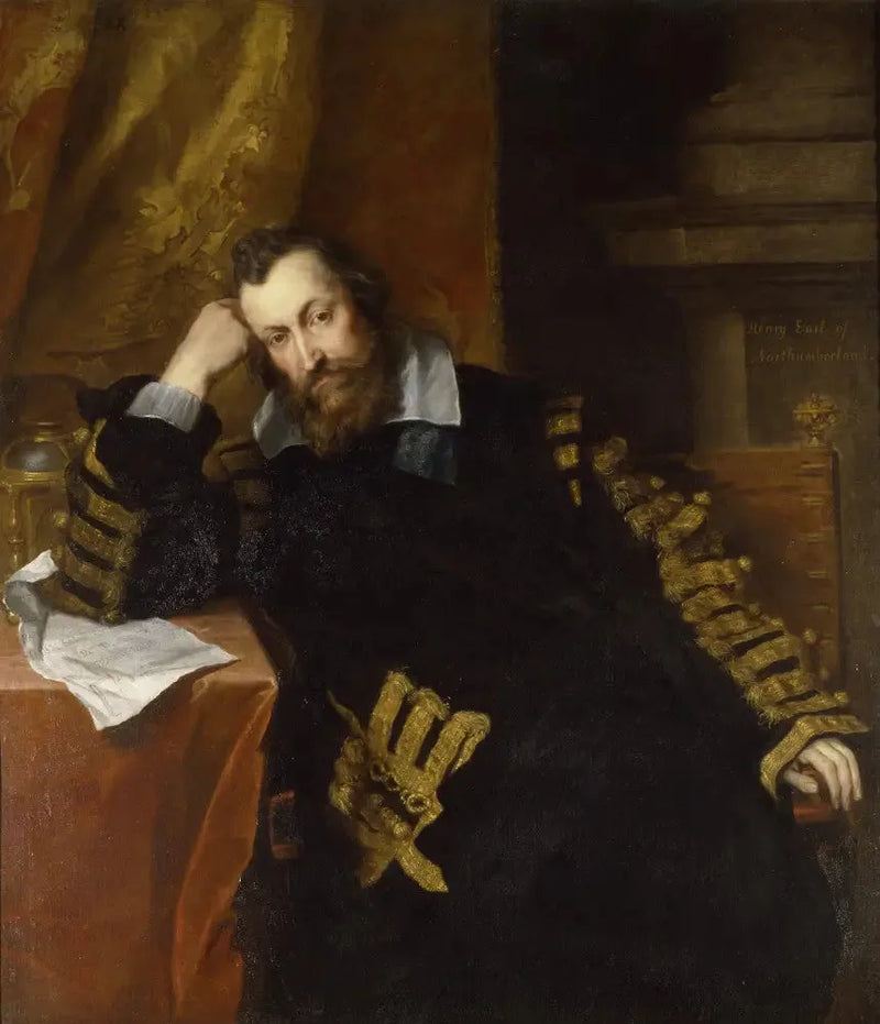 Henry Percy, 9º conde de Northumberland KG (1564-1632), « O conde feiticeiro » - Antoine van Dyck