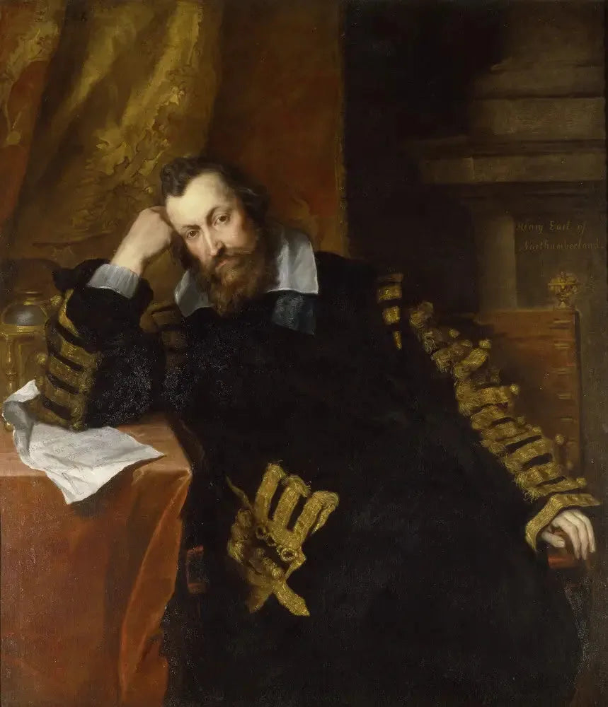 Henry Percy, 9º conde de Northumberland KG (1564-1632), « O conde feiticeiro » - Antoine van Dyck