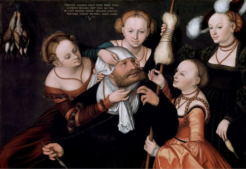Heráclito e Omfale - Lucas Cranach, o Velho