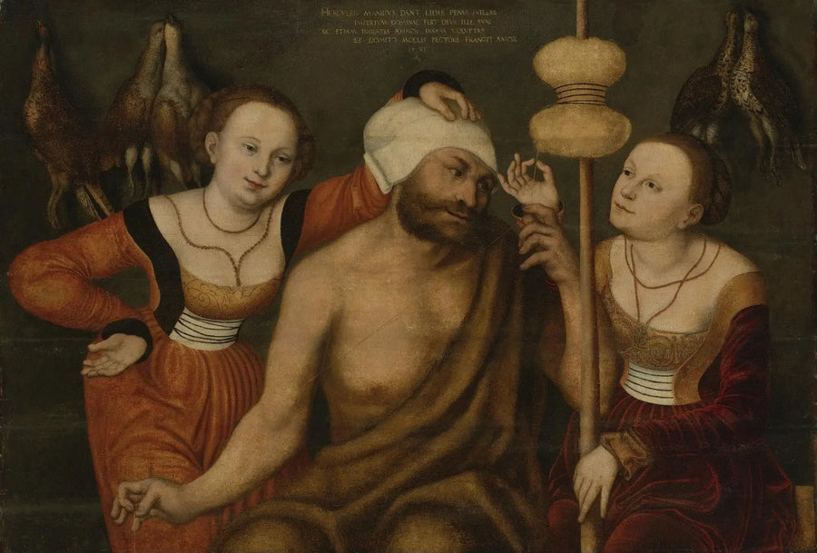 Herácles e Omfale - Lucas Cranach, o Velho