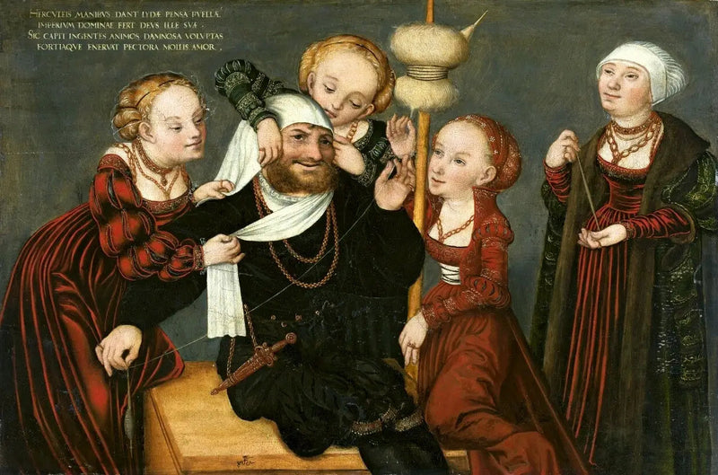 Heráclito e Omfale - Lucas Cranach, o Velho
