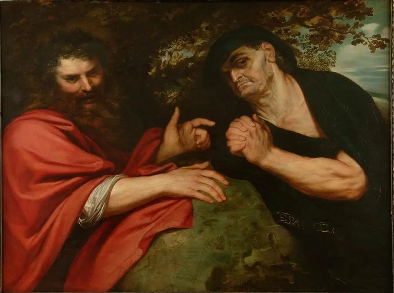 Héraclite e Demócrito - Peter Paul Rubens