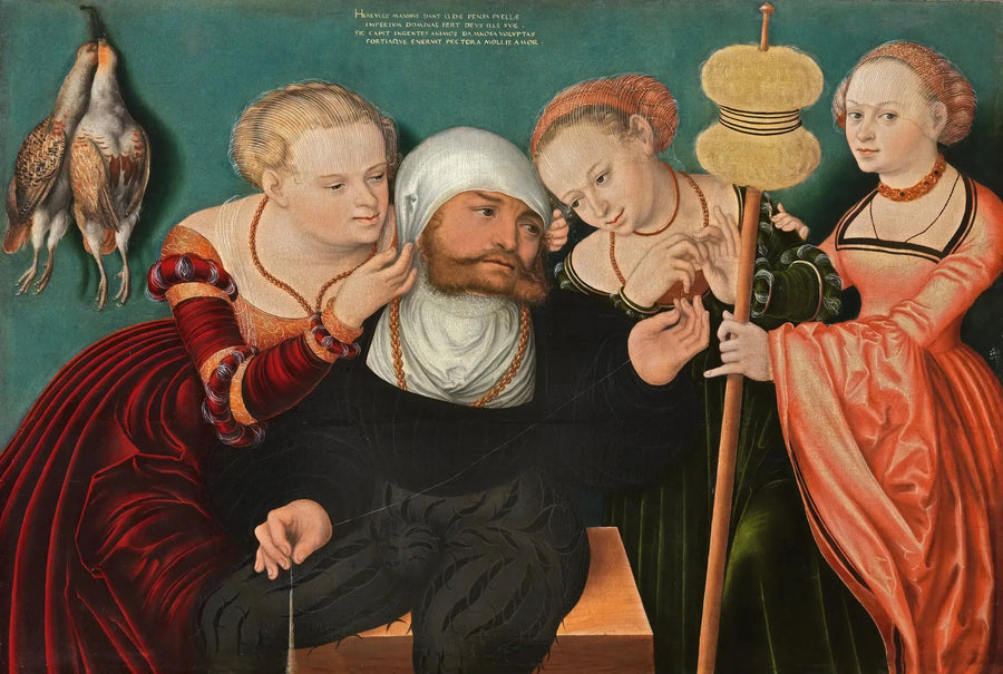 Hércules na Corte de Omfale - Lucas Cranach, o Velho