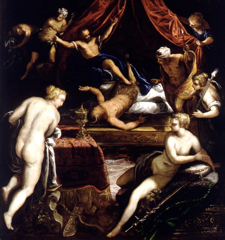 Hércules caçando o Fauno - Jacopo Tintoretto