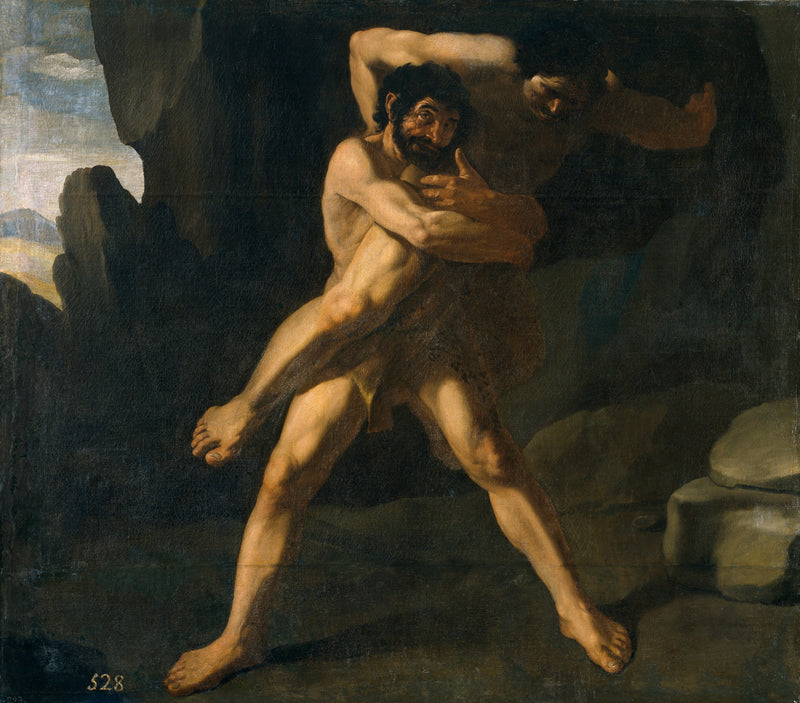 Hércules lutador com Antée - Francisco de Zurbarán
