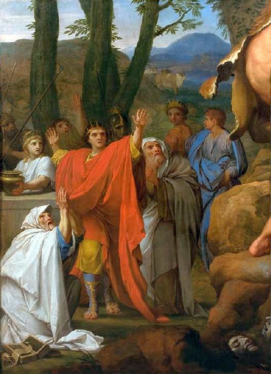 Hércules lutador Cacus - Eustache Le Sueur