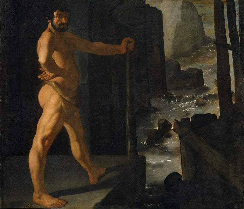 Hércules desviando o curso do rio Alfeu - Francisco de Zurbarán
