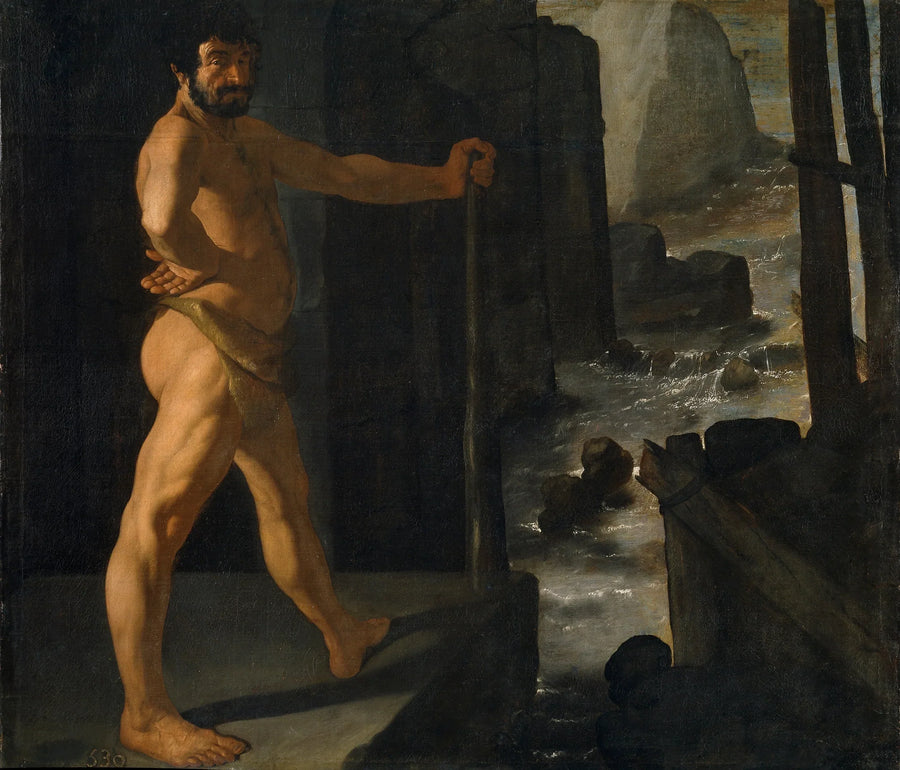 Hércules desviando o curso do rio Alfeu - Francisco de Zurbarán