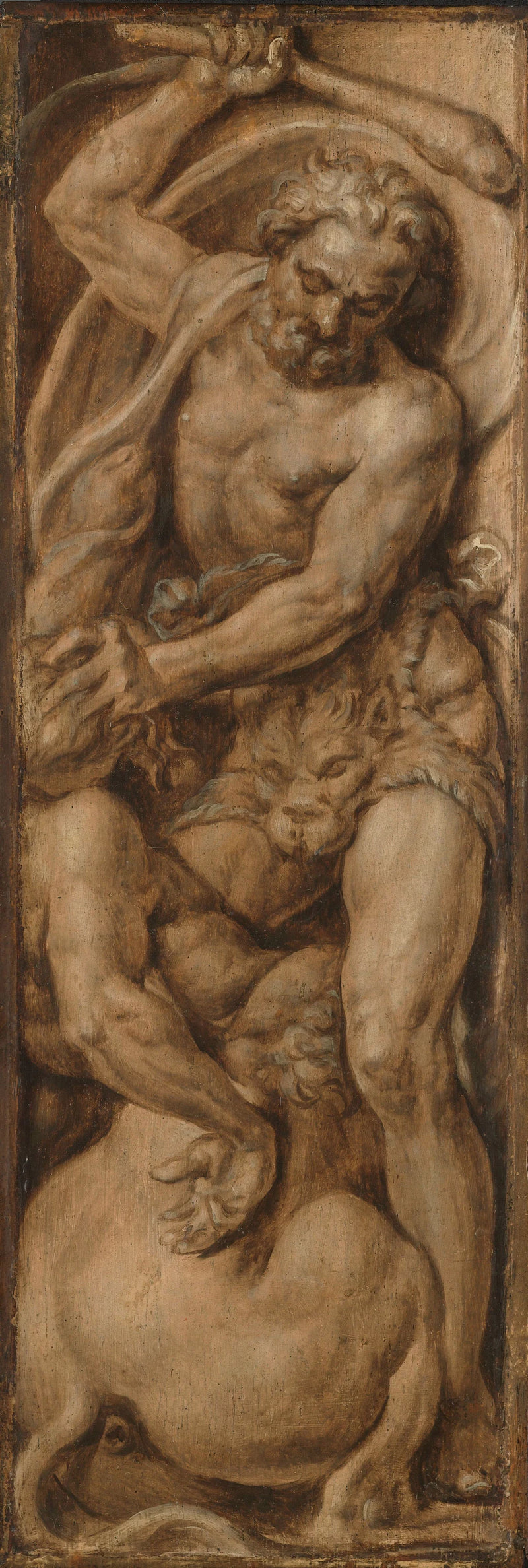 Hercule détruit le centaure Nessus - Maarten van Heemskerck