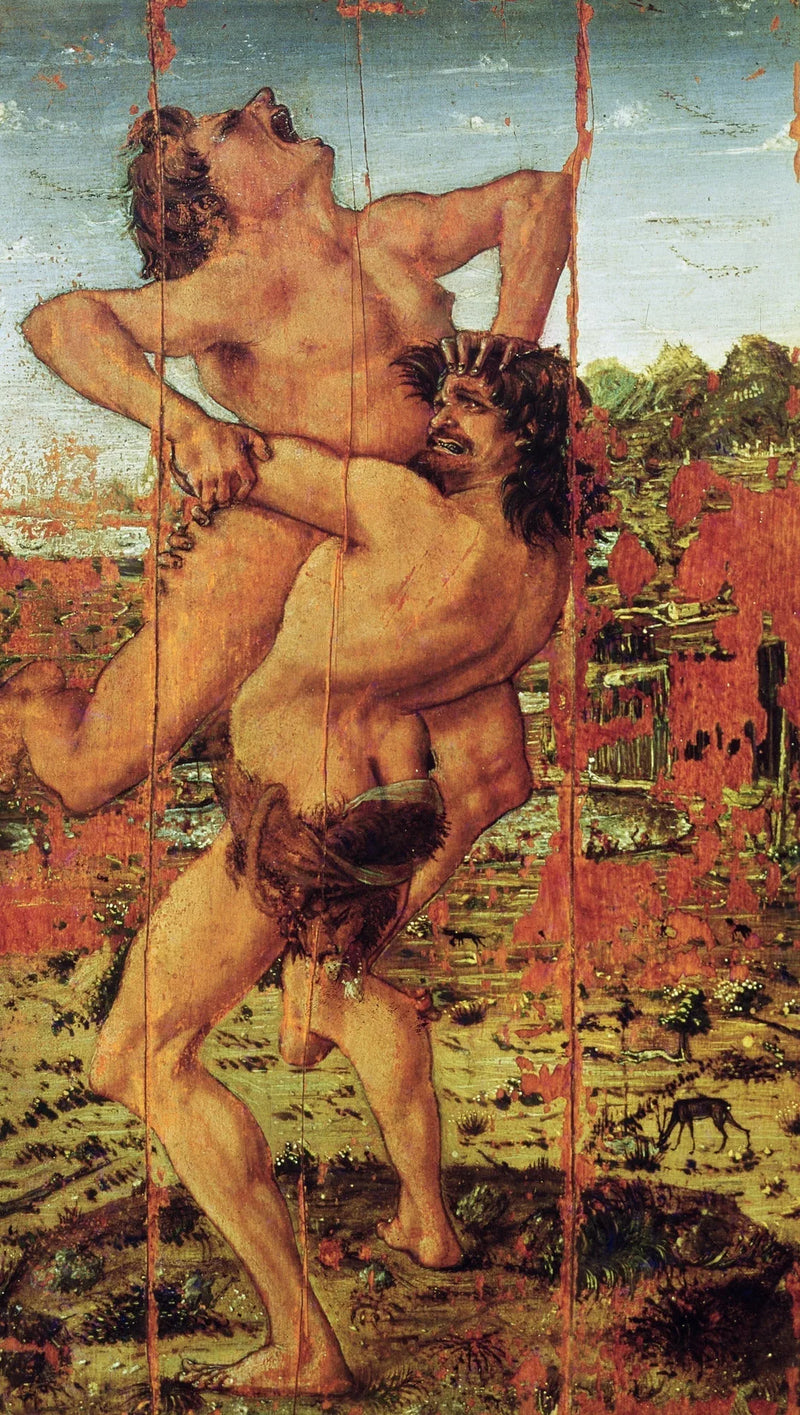 Hércules e Antée - Cosimo Tura