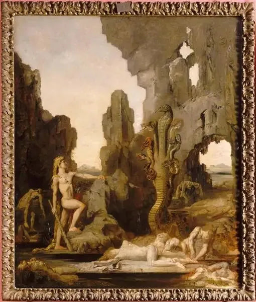 Hércules e a Hidra de Lerna - Gustave Moreau