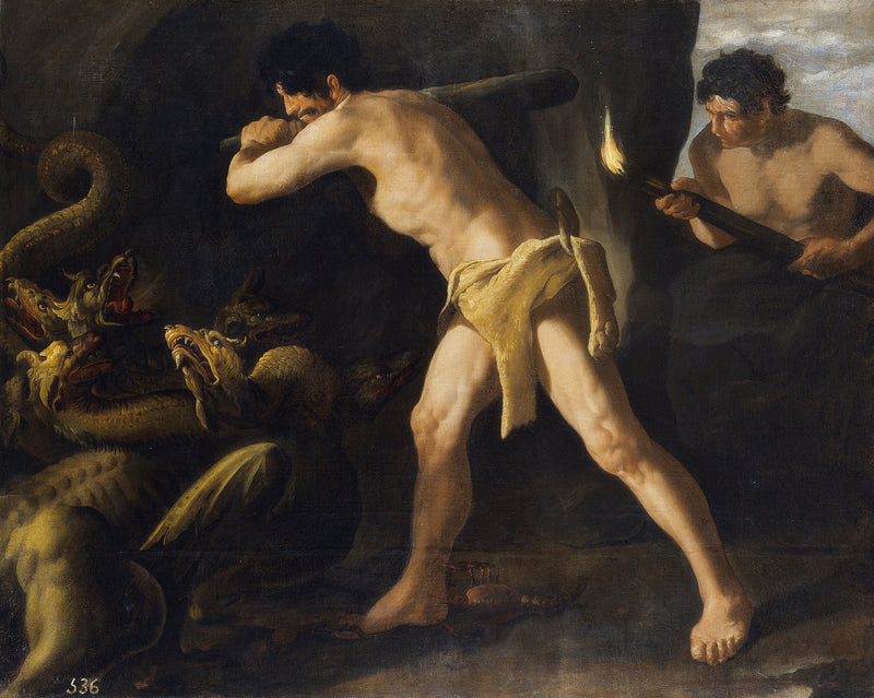 Hércules e a Hidra - Francisco de Zurbarán