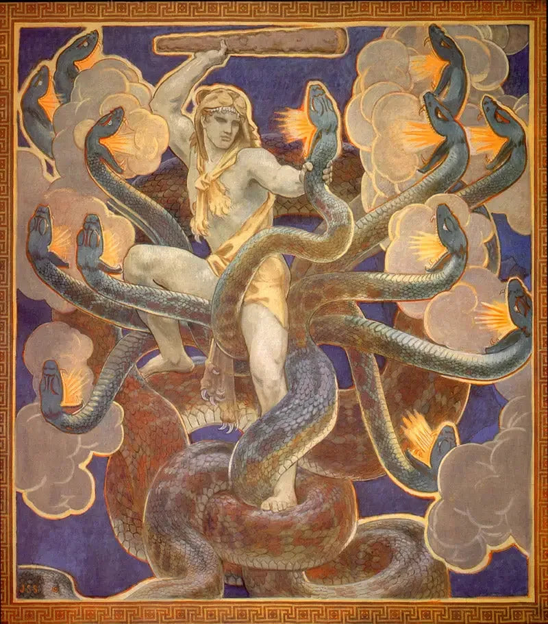 Hércules e a Hidra - John Singer Sargent