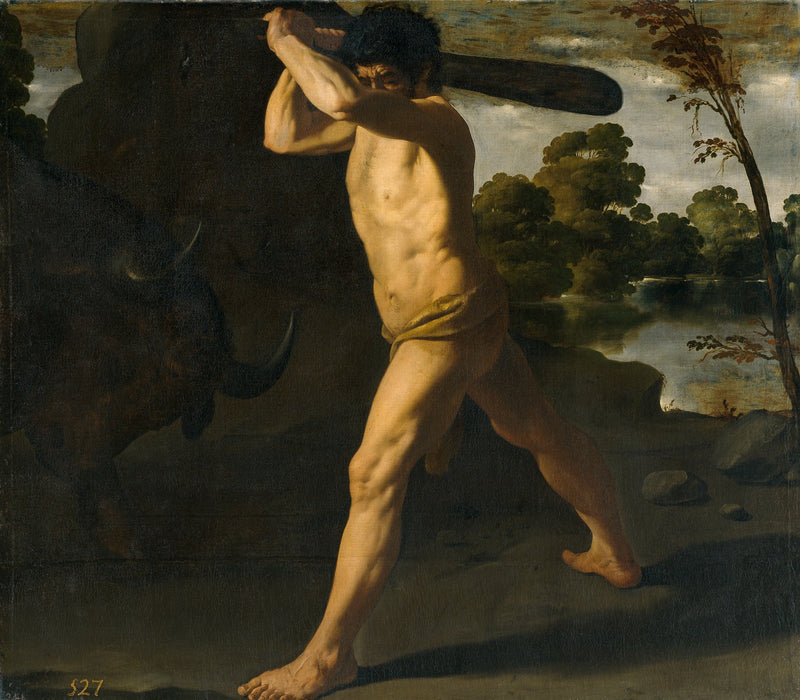 Hércules e o touro cretense - Francisco de Zurbarán