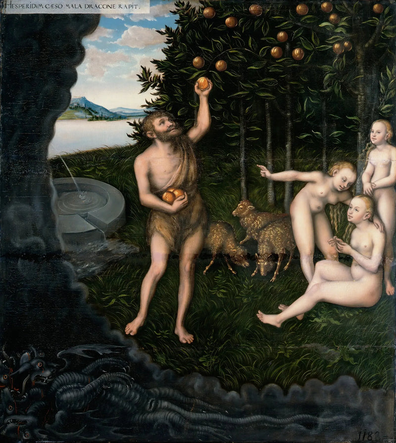 Hércules e as Hespérides - Lucas Cranach, o Velho
