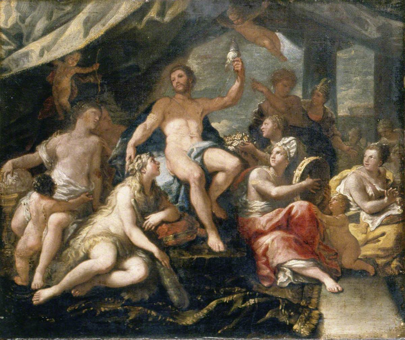 Hércules e Omfale - Luca Giordano