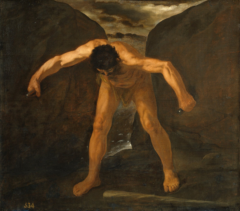 Hércules separando os montes Calpe e Abyla - Francisco de Zurbarán