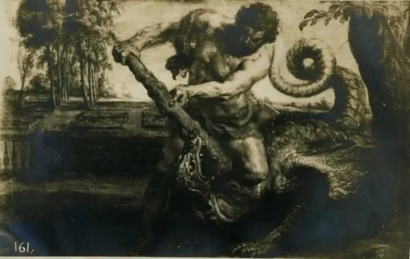 Hércules matando o dragão no jardim das Hespérides - Peter Paul Rubens