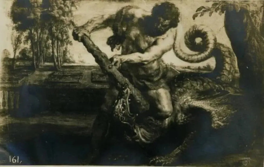 Hércules matando o dragão no jardim das Hespérides - Peter Paul Rubens