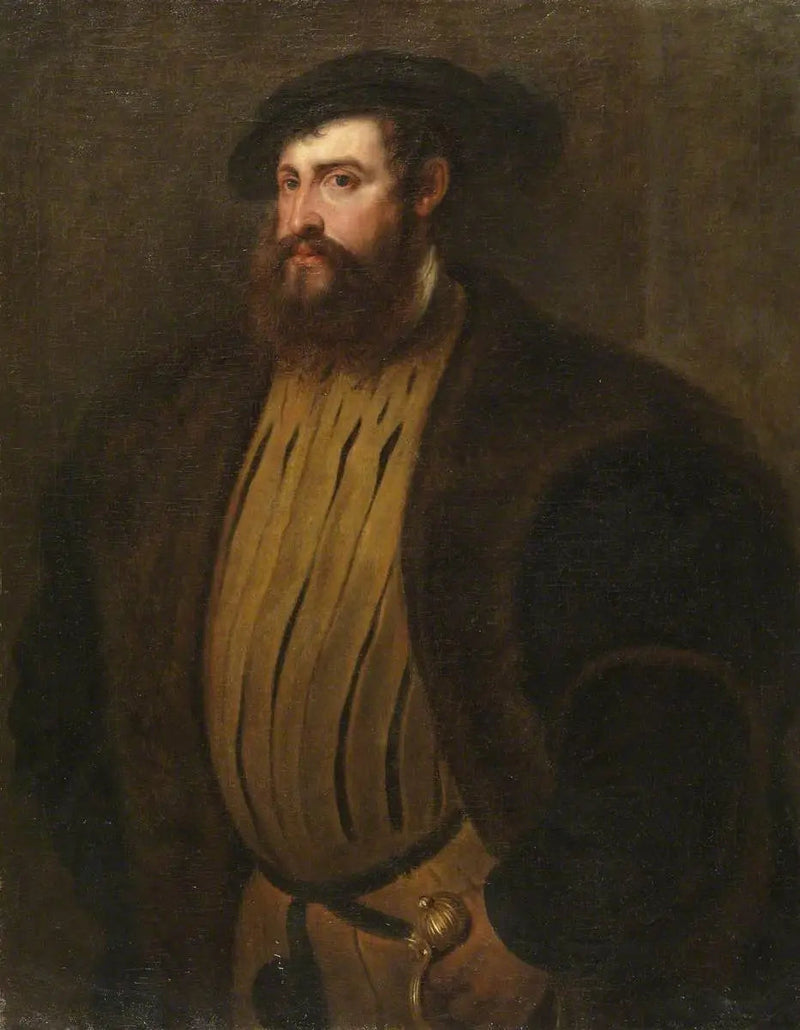 Hernan Cortez (?) (de acordo com Ticiano) - Peter Paul Rubens