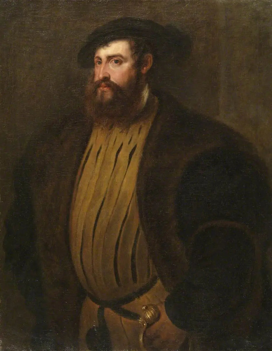 Hernan Cortez (?) (de acordo com Ticiano) - Peter Paul Rubens