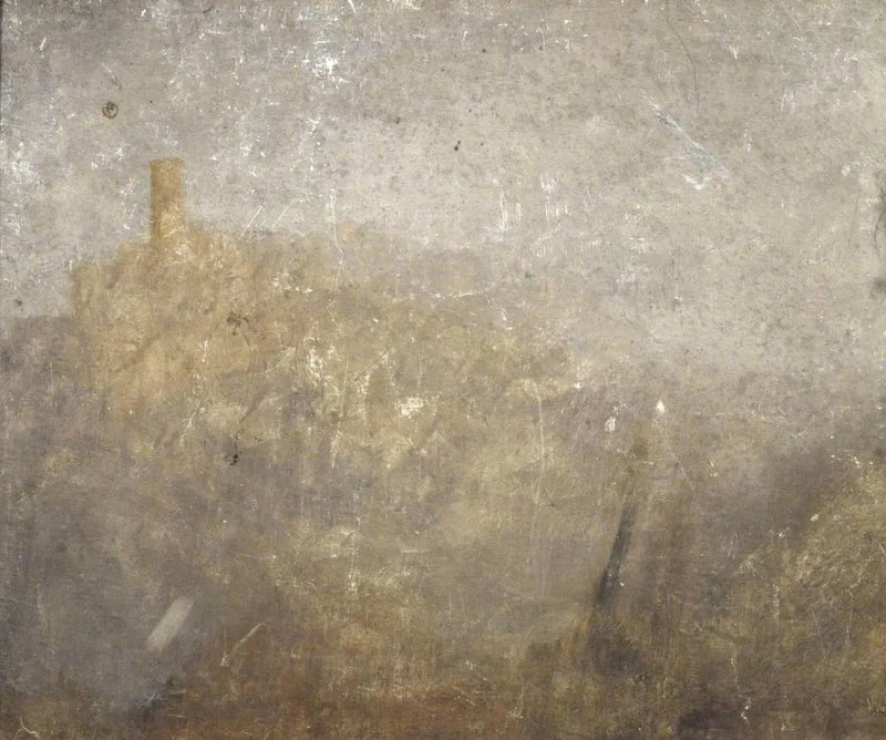 Paisagem Montanhosa com Torre - J. M. W. Turner