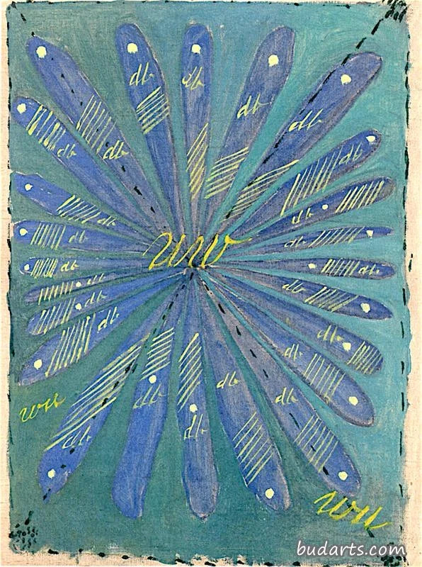 Chaos primordial, n° 25, Groupe I, peinture de Hilma af Klint