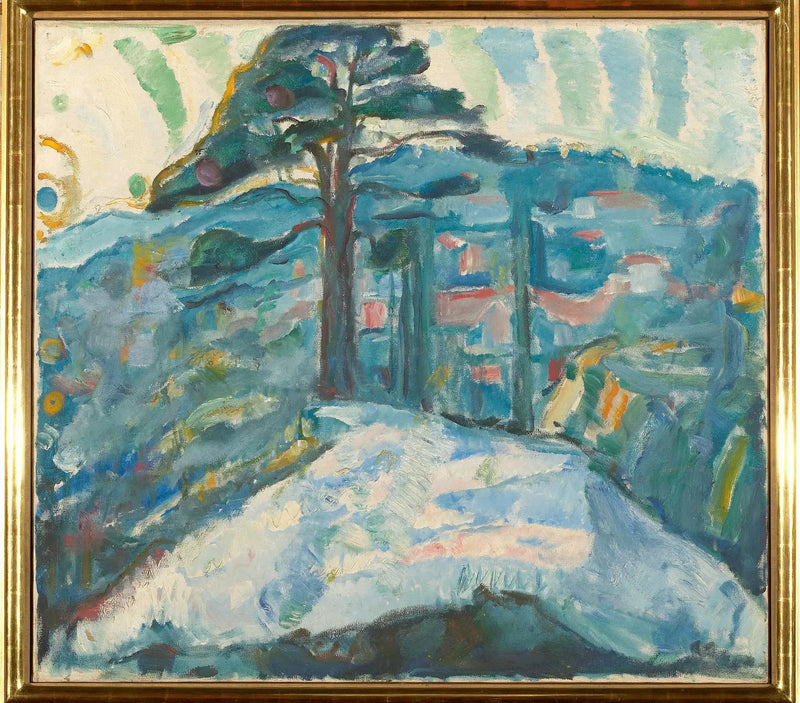 Inverno em Kragerø - Edvard Munch