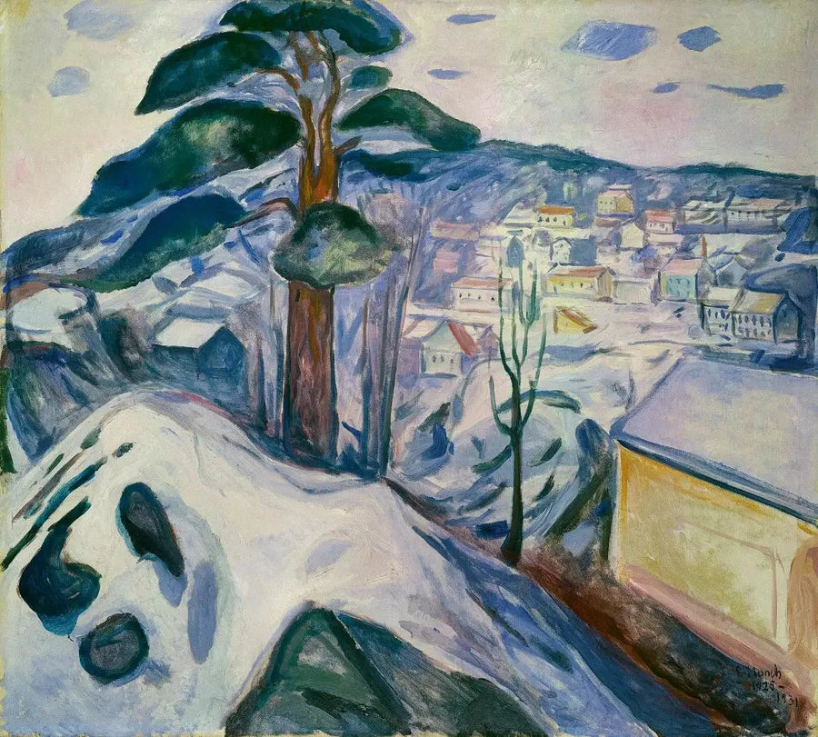 Inverno em Kragerø - Edvard Munch