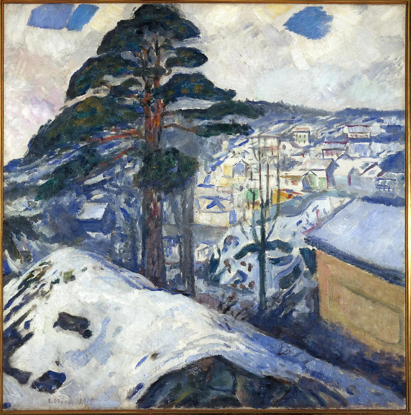 Inverno em Kragerø - Edvard Munch