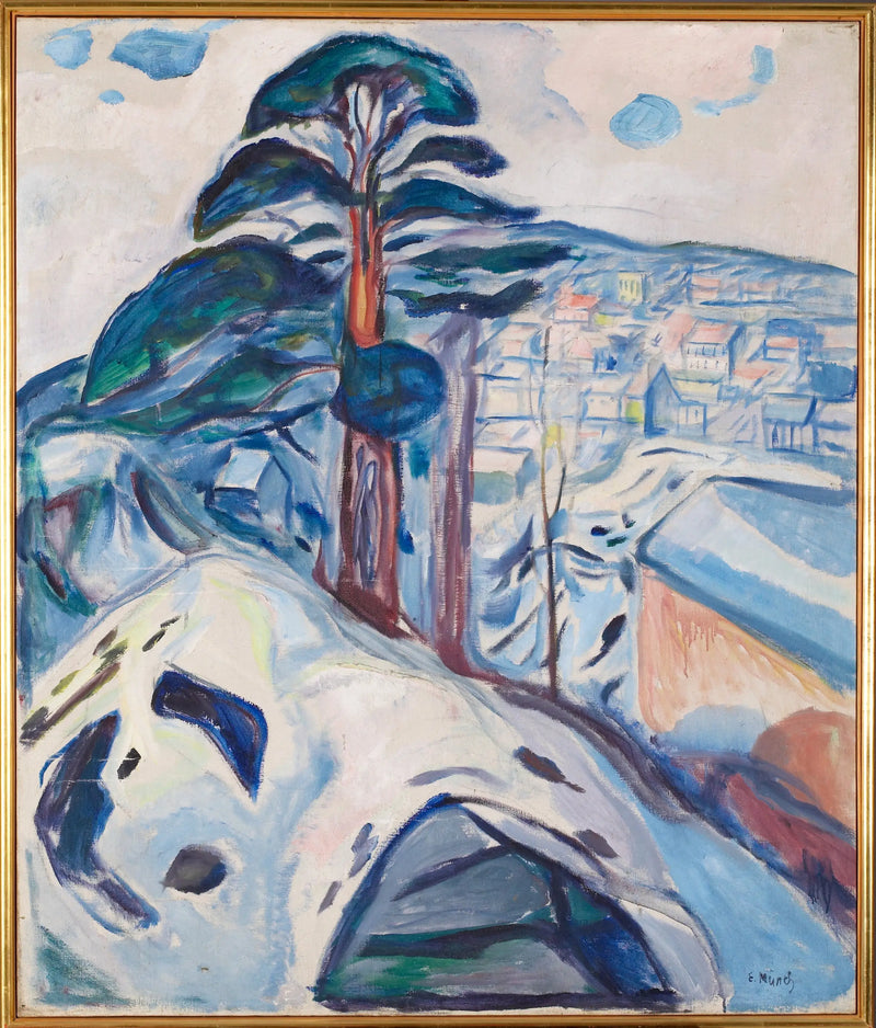Inverno em Kragerø - Edvard Munch