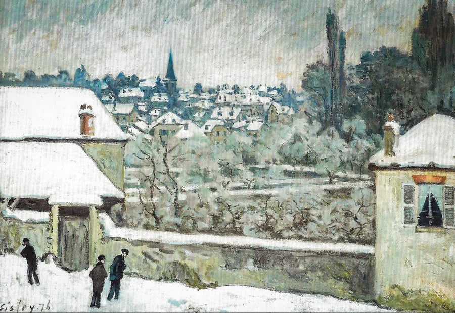 Inverno em Louveciennes - Alfred Sisley