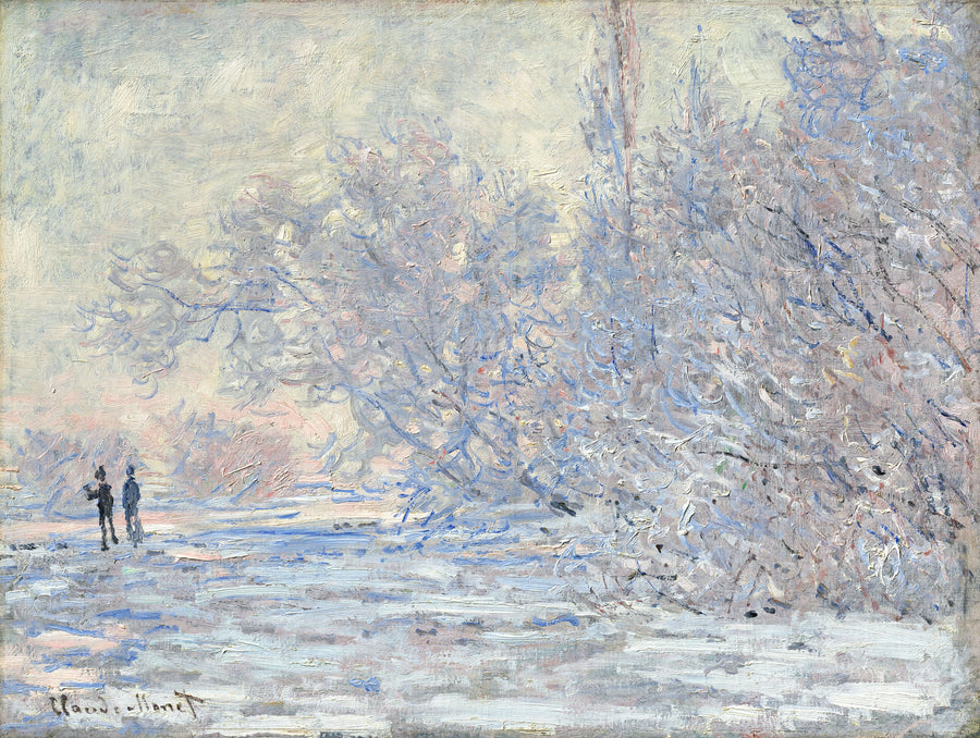 Inverno em Giverny - Le Givre W963 - Claude Monet