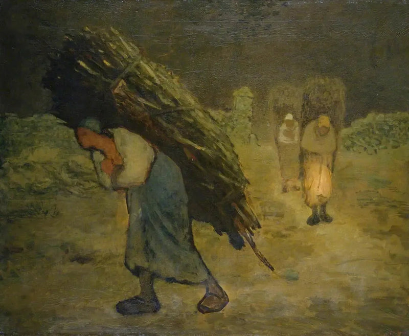 Inverno, os coletores de pedófilos - Jean-François Millet