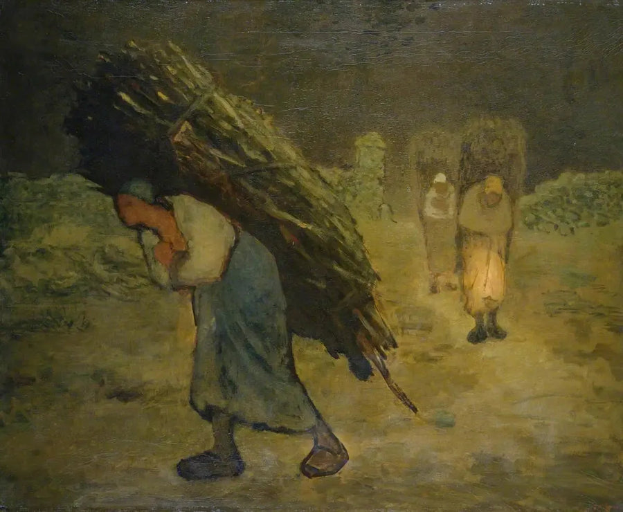 Inverno, os coletores de pedófilos - Jean-François Millet