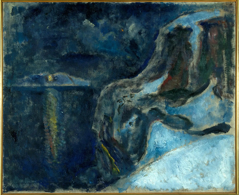Inverno perto do mar - Edvard Munch