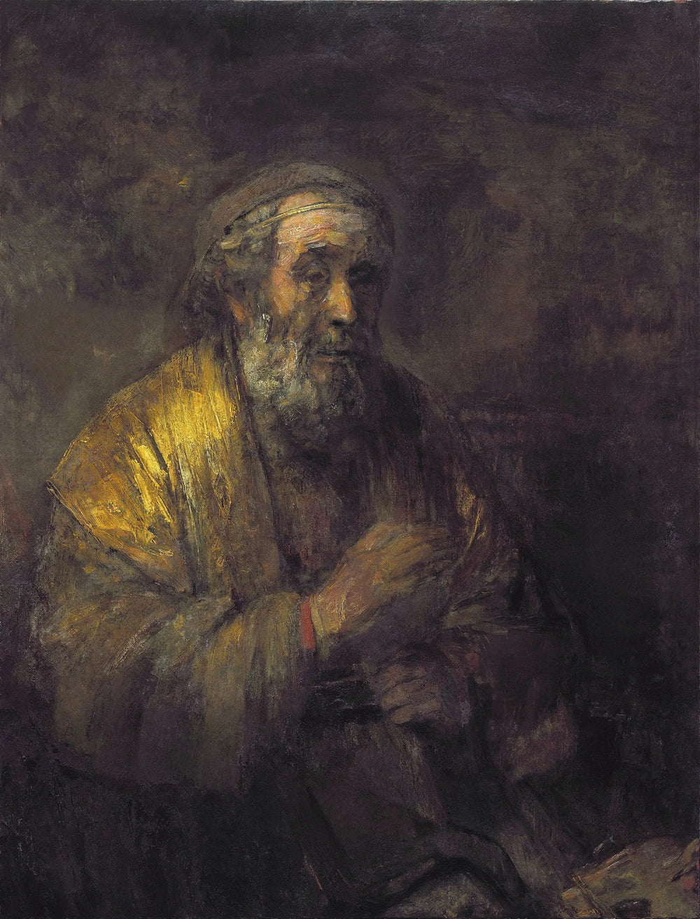 Reproduction du tableau « Homère - Rembrandt » par Alpha Reproduction en peinture à l’huile