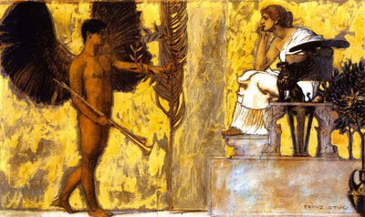 Reproduction du tableau « Hommage à la Peinture - Franz Von Stuck » par Alpha Reproduction en peinture à l’huile