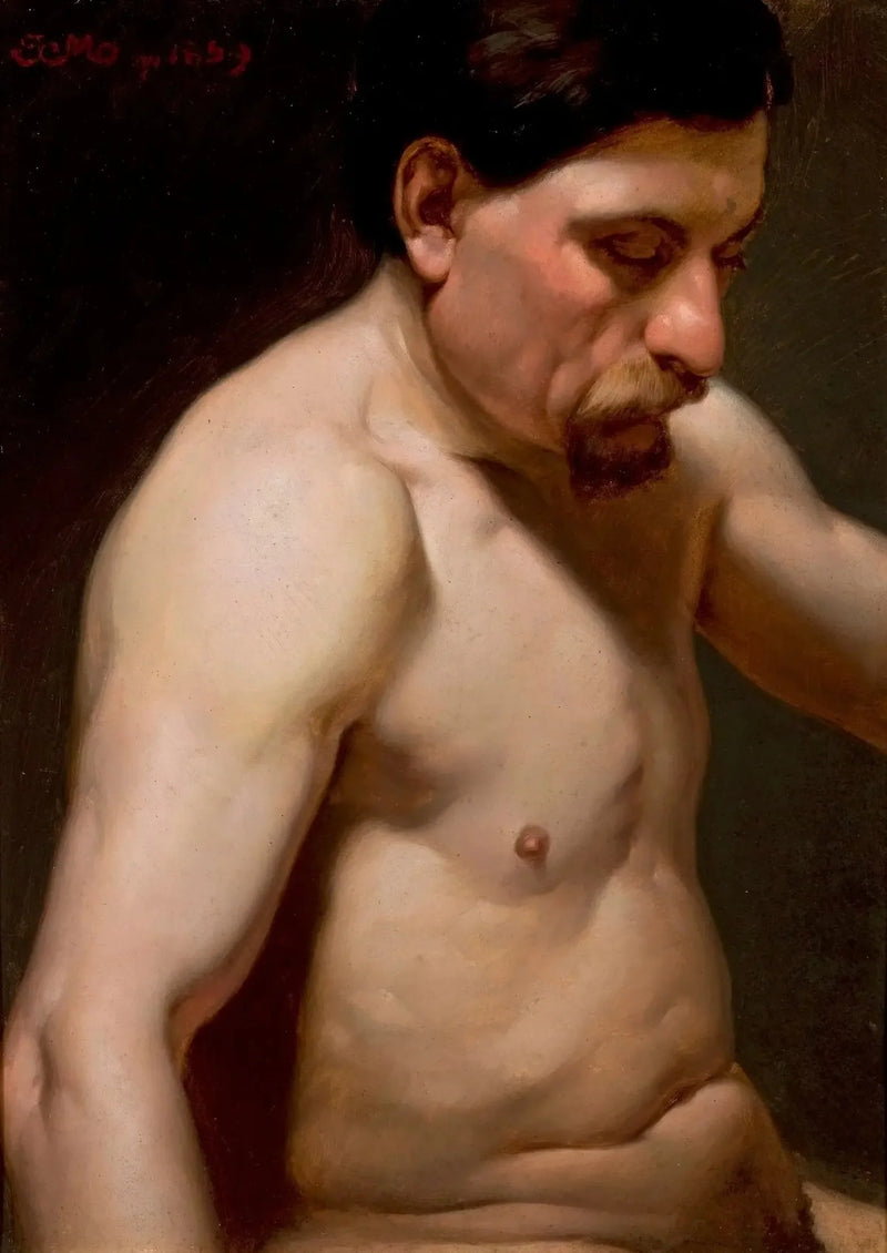 Homem semi nu - Jan Matejko