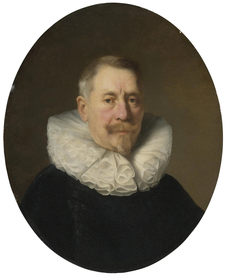 Homem idoso usando um colar em 8 "à confusão" - Rembrandt