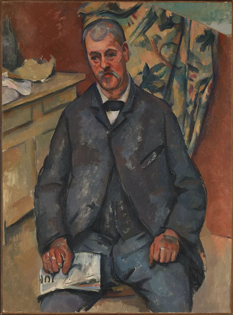 Homem sentado - Paul Cézanne