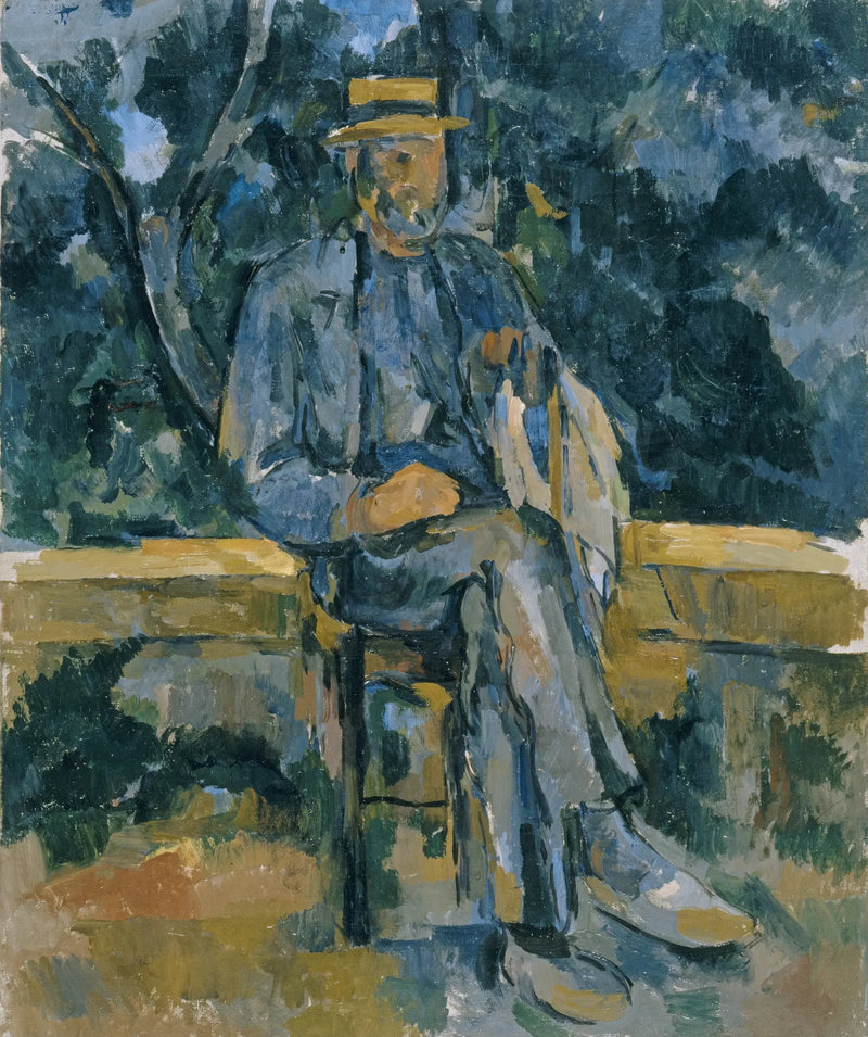 Homem sentado - Paul Cézanne