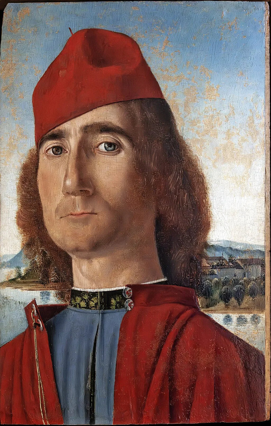 Homem com boina vermelha - Vittore Carpaccio